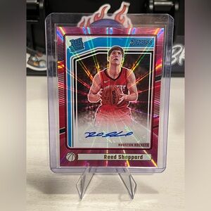 Reed Sheppard rookie auto card